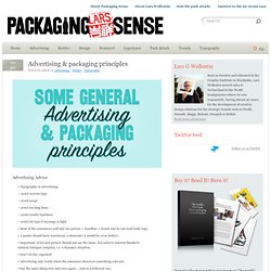 Advertising & packaging principles  