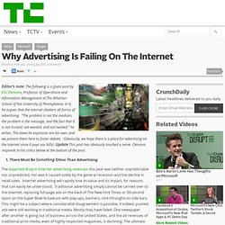 Why Advertising Is Failing On The Internet