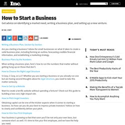 How to Start a Small Business