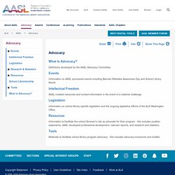 AASL Advocacy Resources