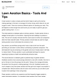 Aeration