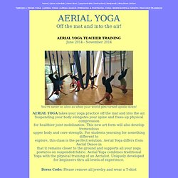 Aerial Yoga - Triangle Yoga