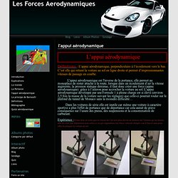 l'appui aérodynamique - Les Forces Aerodynamiques