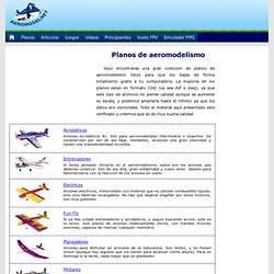 Planos de aeromodelismo gratis - Aeromodelnet