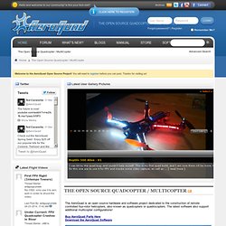 Forums - AeroQuad - The Open Source Quadcopter