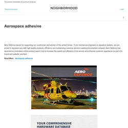 Aerospace adhesive