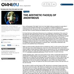 The Aesthetic Face(s) of Anonymous