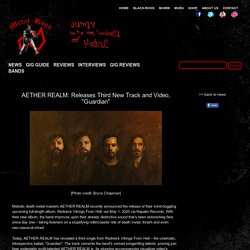 AETHER REALM: Releases Third New Track and Video, "Guardian"