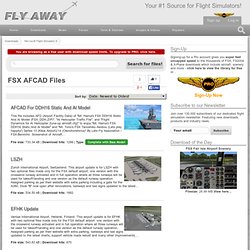 AFCAD Files Downloads for FSX