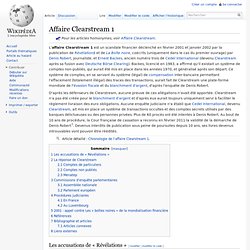 Affaire Clearstream 1 | Wikipédia