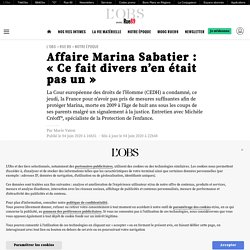 Affaire Marina Sabatier : « Ce fait divers n’en était pas un »