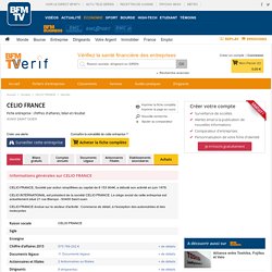 Fiche entreprise CELIO FRANCE - 313334856 - Retrouvez la fiche de l'entreprise CELIO FRANCE