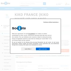KIKO FRANCE (PARIS 8) Chiffre d'affaires, résultat, bilans sur SOCIETE.COM - 521795237