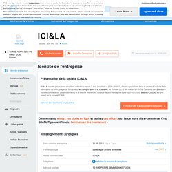 ICI&LA (LYON 7EME) Chiffre d'affaires, résultat, bilans sur SOCIETE.COM - 804642734