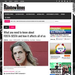 What you need to know about FOSTA-SESTA and how it affects all of us