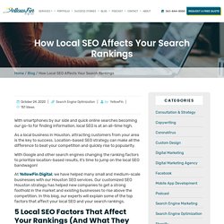 How Local SEO Affects Your Search Rankings