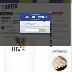 Top 35 des affiches et campagnes de pub choc contre le SIDA
