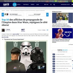 Top 10 des affiches de propagande de l’Empire dans Star Wars, rejoignez le côté obscur