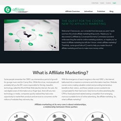 What is Affiliate Marketing