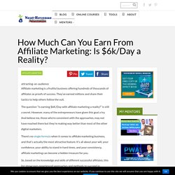 How Much Can You Earn from Affiliate Marketing