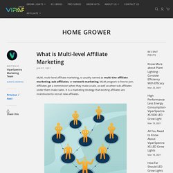 What is Multi-level Affiliate Marketing – ViparSpectra