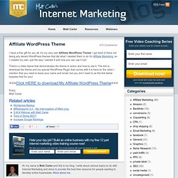 Free Instant Download: Premium Affiliate Wordpress Theme