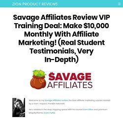 The Best Place To Learn About Savage Affiliates