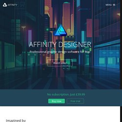Affinity Designer - Logiciel de conception graphique professionnel pour Mac