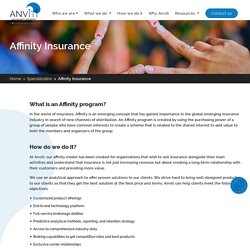Affinity Insurance Services - Anviti Insurance Brokers