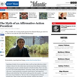 The Myth of an Affirmative-Action President