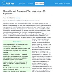 Affordable and Convenient Way to develop IOS application