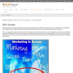 Affordable SEO for business in Europe - EU SEO 2020