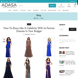 Shop For Affordable La Femme Dresses On Sale