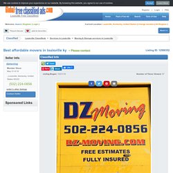 Best Affordable Movers in Louisville KY