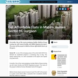 Get Affordable Flats in Mahira Homes Sector 95 Gurgaon