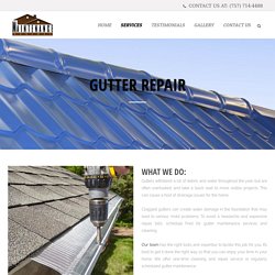 Affordable Gutter Repair Service in Virginia - Maintenanceva