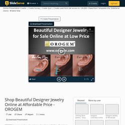 Looking for Unique Designer Jewelry Online? Know Where to Find Them