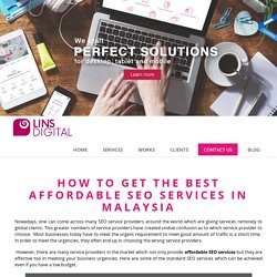 Affordable SEO Services Malaysia