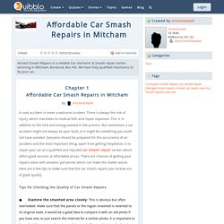 Affordable Car Smash Repairs in Mitcham