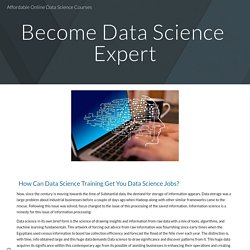 Affordable Online Data Science Courses