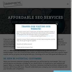 Affordable SEO Services: SEO Plans That Won't Break The Bank