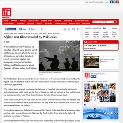 Afghan war files revealed by Wikileaks