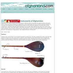 Afghanistan Instruments of Afghanistan
