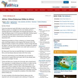 Africa: China Disburses $30bn to Africa