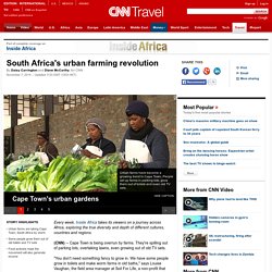 South Africa's urban farming revolution