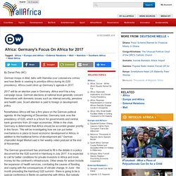 Africa: Germany's Focus On Africa for 2017