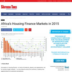 Africa’s Housing Finance Markets in 2015