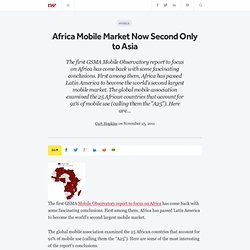 Africa Mobile Market Now Second Only to Asia