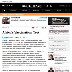 Africa’s Vaccination Test by Folake Olayinka