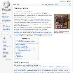 Music of Africa